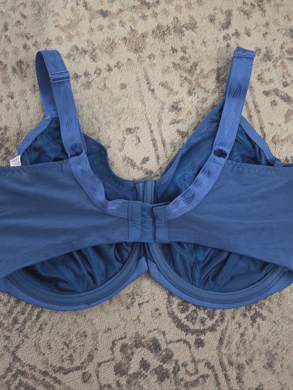 Elomi Caitlyn Underwire Side Support Bra Sapphire Blue Floral 38GG EL8030SAR